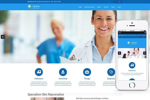 Download MedPark - Medical WordPress Theme