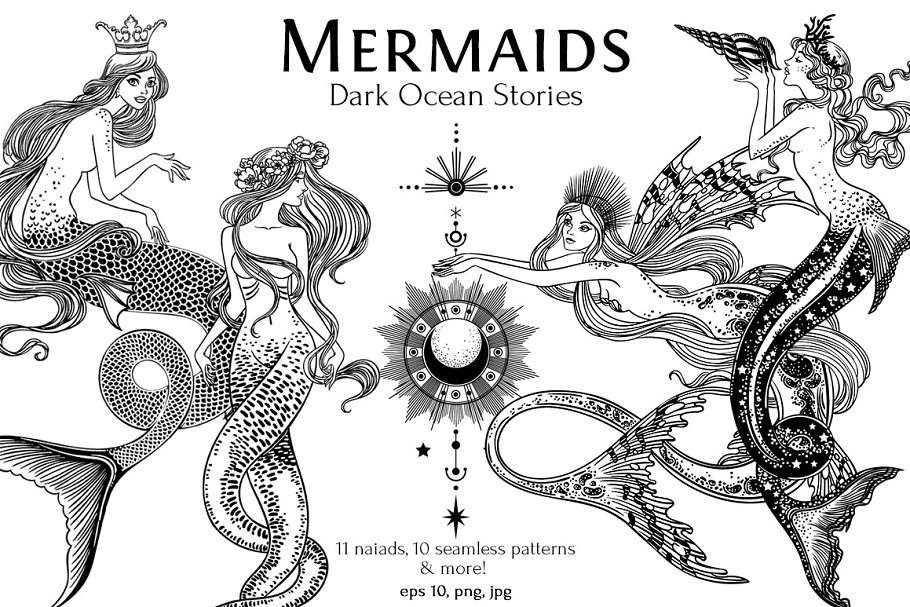 Download Mermaids. Dark Ocean Stories.
