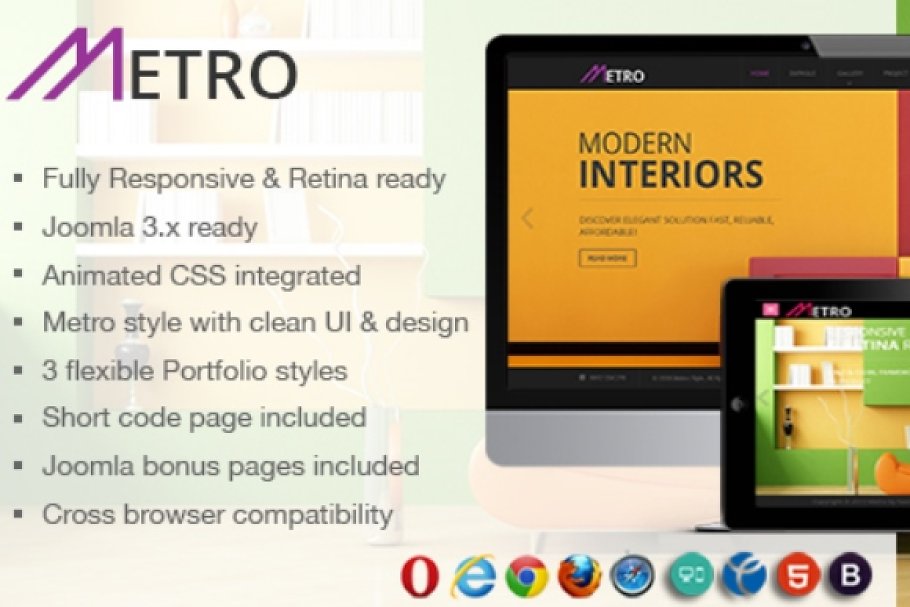 Download Metro - Multipurpose Joomla Template