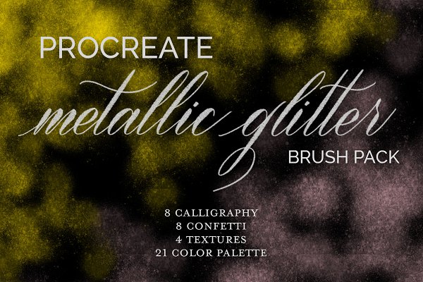 Download Metallic Glitter Brush Pack