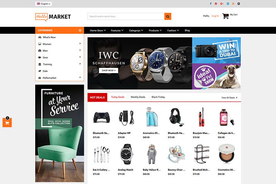 Download Marketplace Magento 1 & 2 Theme