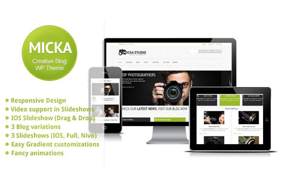 Download Micka - a Responsive Blog Template