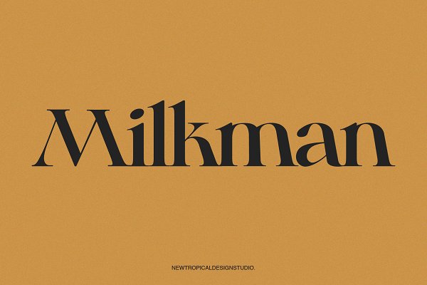 Download Milkman Serif Font