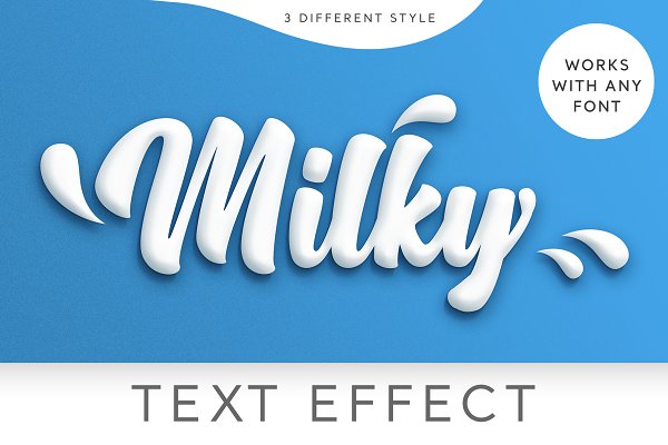 Download Milky Text Effect