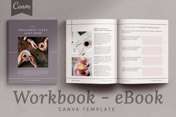 Download Course Creator Workbook eBook Canva