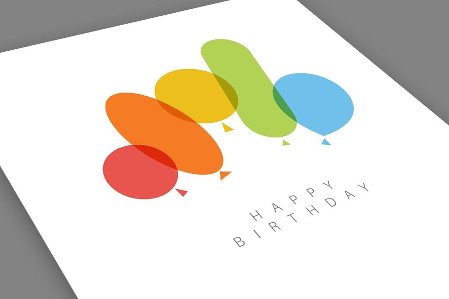 Download Minimalistic Happy Birthday Card