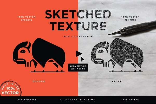 Download Vector Sketched Texture