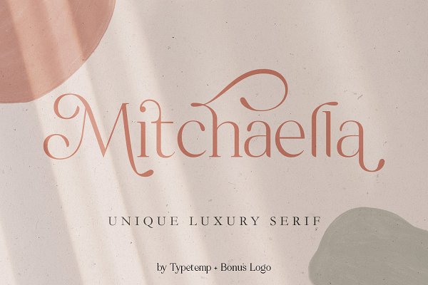 Download Mitchaella Luxury Unique Serif