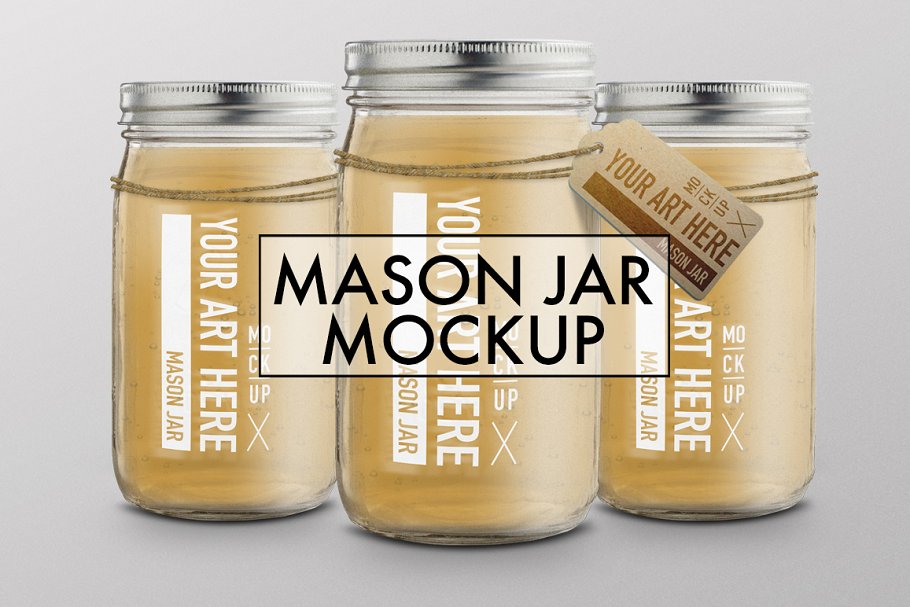Download Mason Jar Mockup