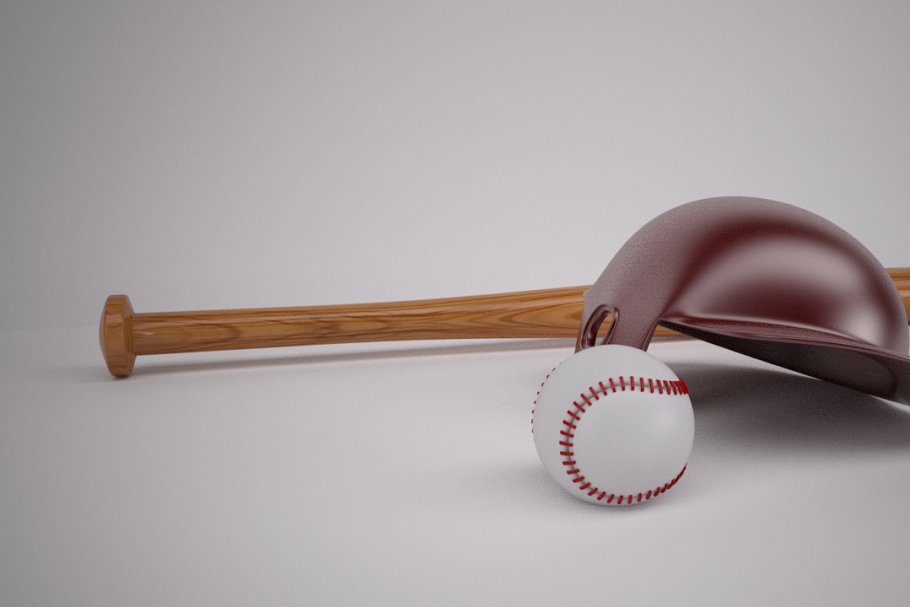 Download Baseball Bat & Helmet