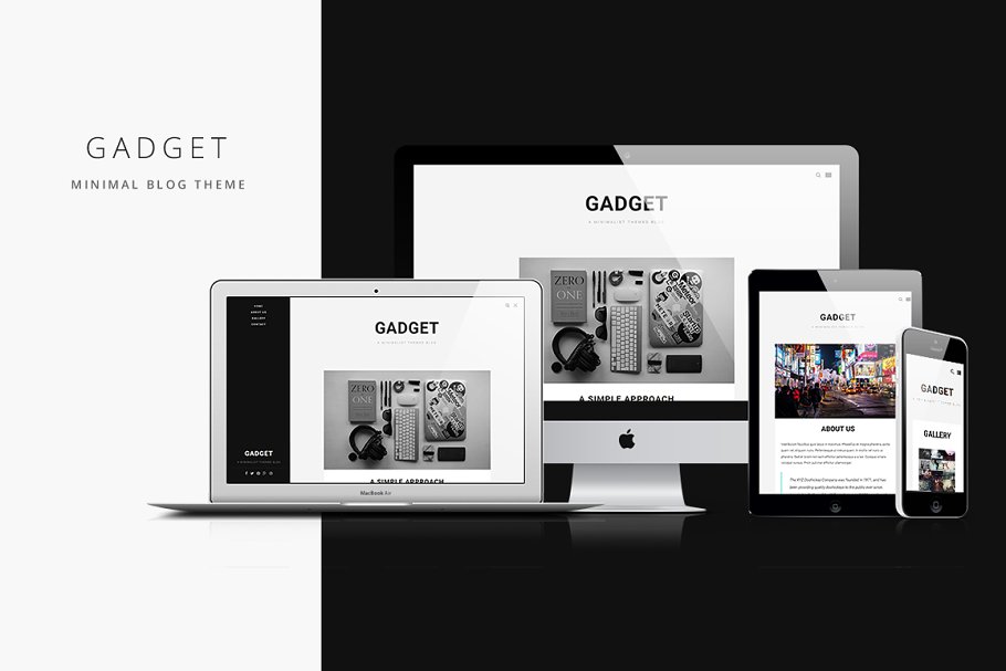 Download Gadget - Minimal Blog Theme
