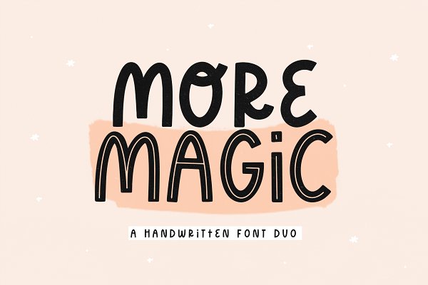 Download More Magic | Handwritten Font