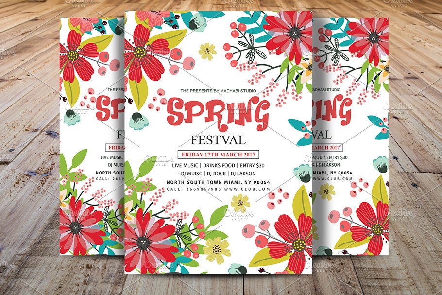 Download Spring Festival Flyer Template