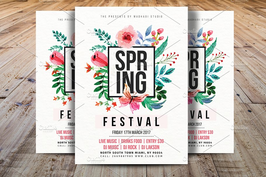 Download Spring Festival Flyer Template