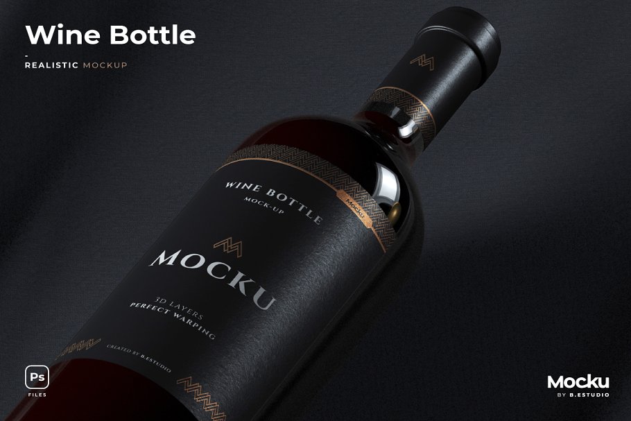 Download Wine Bottle Mockup