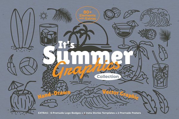 Download It's Summer Graphics Collection