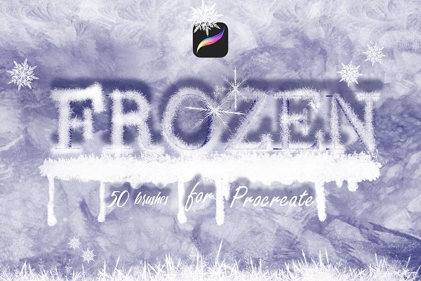 Download Frozen Brushes for Procreate