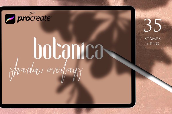 Download Botanica Shadow Stamps for Procreate