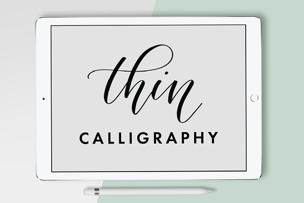Download Thin Calligraphy Procreate Brush