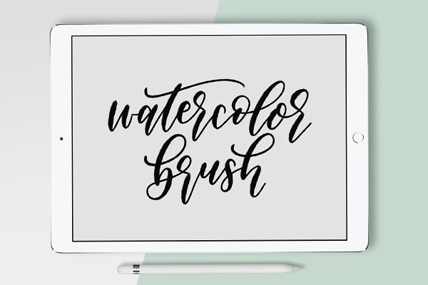 Download iPad Lettering Brush for Procreate