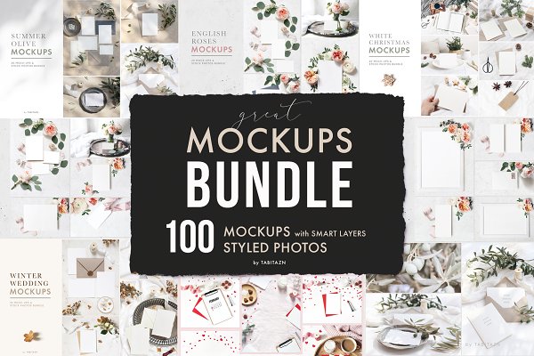 Download 100 Great mockups bundle