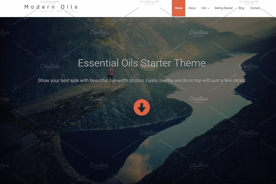 Download WordPress Starter Theme-Modern Oils