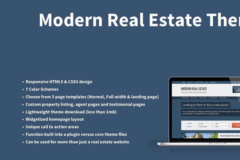 Download Modern Responsive Real Estate Theme