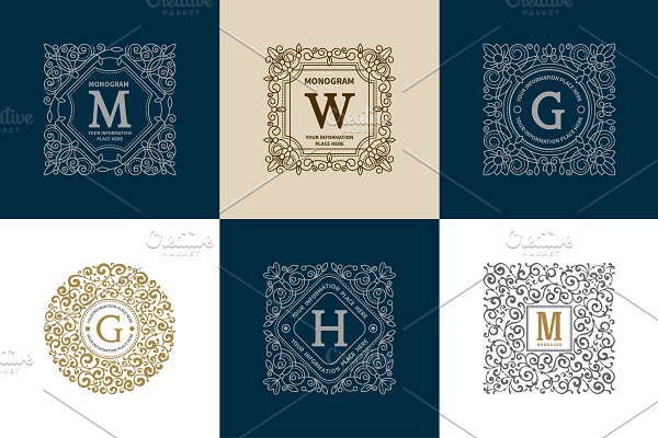 Download Luxury Logo & Monogram set