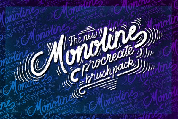 Download Monoline Procreate Brush Pack