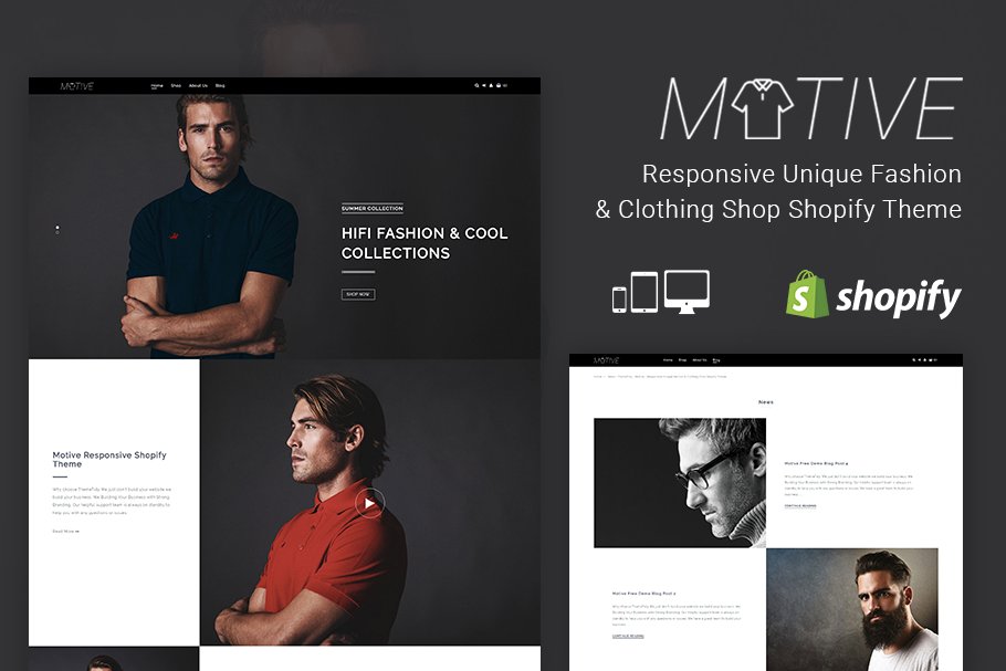 Download Motive Clothing Shop Shopify Theme