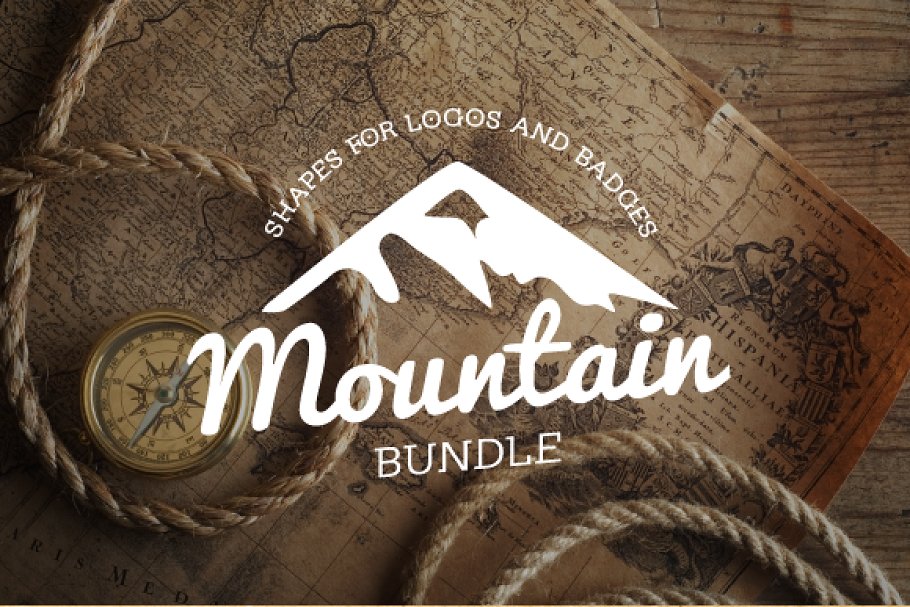 Download Mountain Shapes For Logos Bundle
