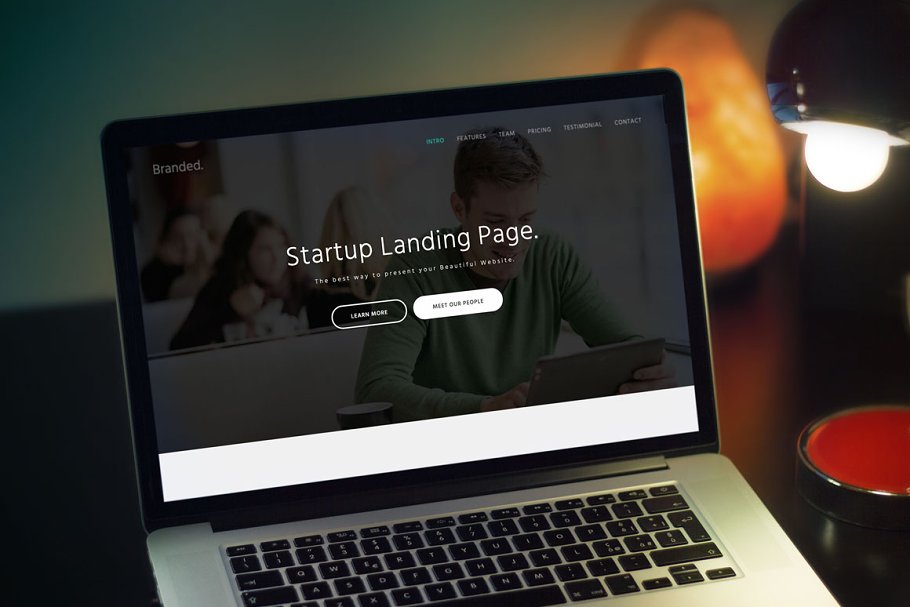 Download Branded - Startup Landing Page