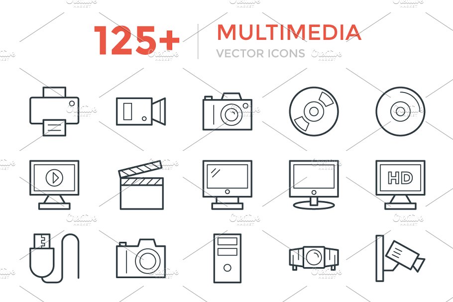 Download 125+ Multimedia Vector Icons
