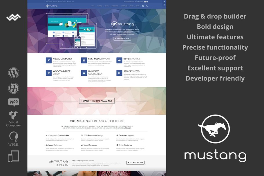 Download Mustang Multipurpose WordPress Theme