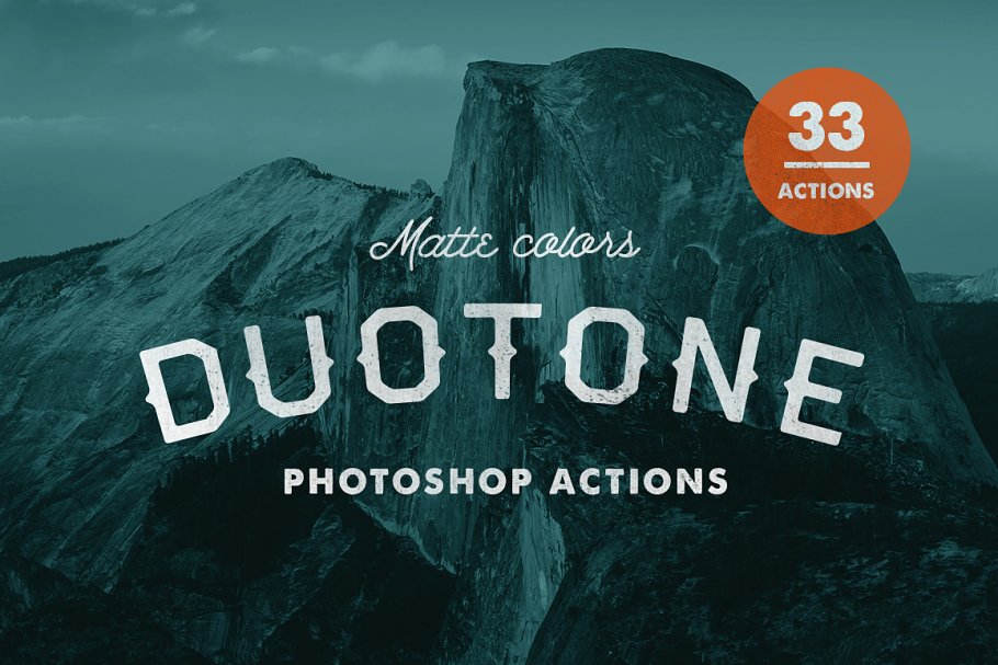 Download Matte Duotone Photoshop Actions