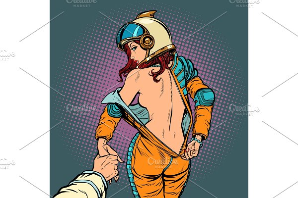 Download follow me undresses astronaut woman