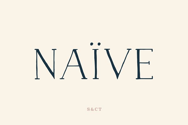 Download Naive Font Collection (6 fonts)
