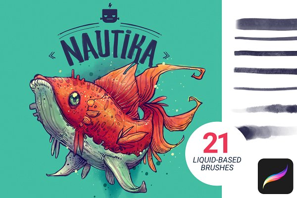 Download Nautika - Brush Pack for Procreate