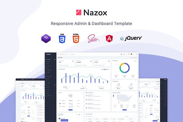 Download Nazox - Angular 10 Admin & Dashboard