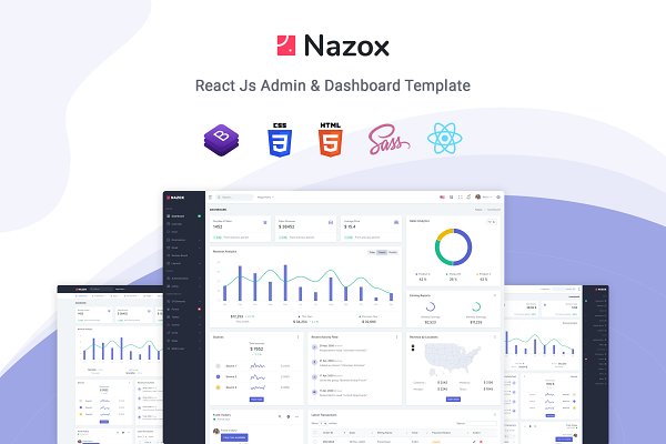 Download Nazox - React Admin & Dashboard Temp