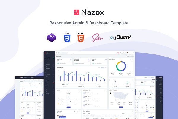 Download Nazox - Admin & Dashboard Template