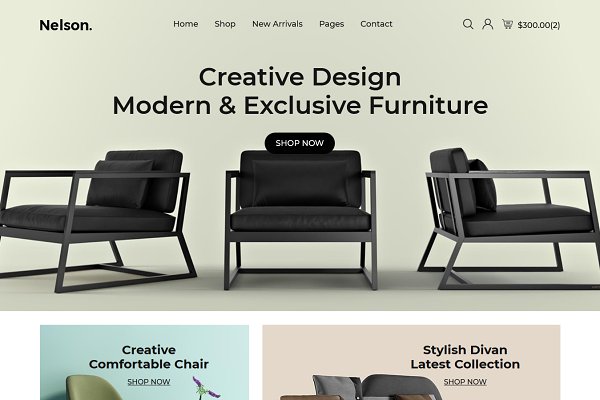 Download Nelson - Furniture HTML5 Template