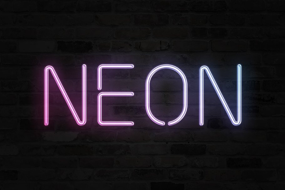 Download Neon Text Effect - Neon Letters