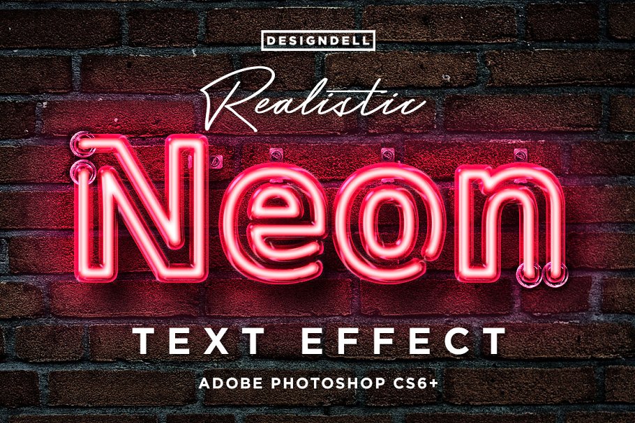 Download Realistic Neon Photoshop Effect