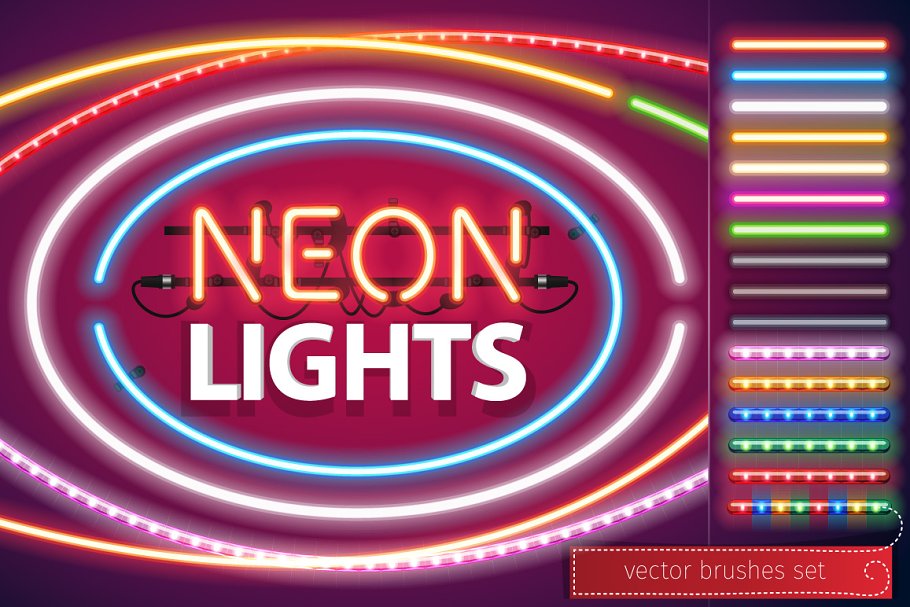 Download Neon Lights Decoration Set