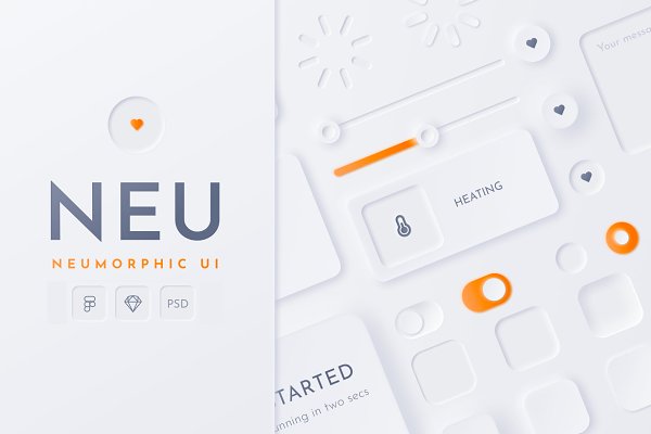Download Neumorphic Soft UI Kit - NEU