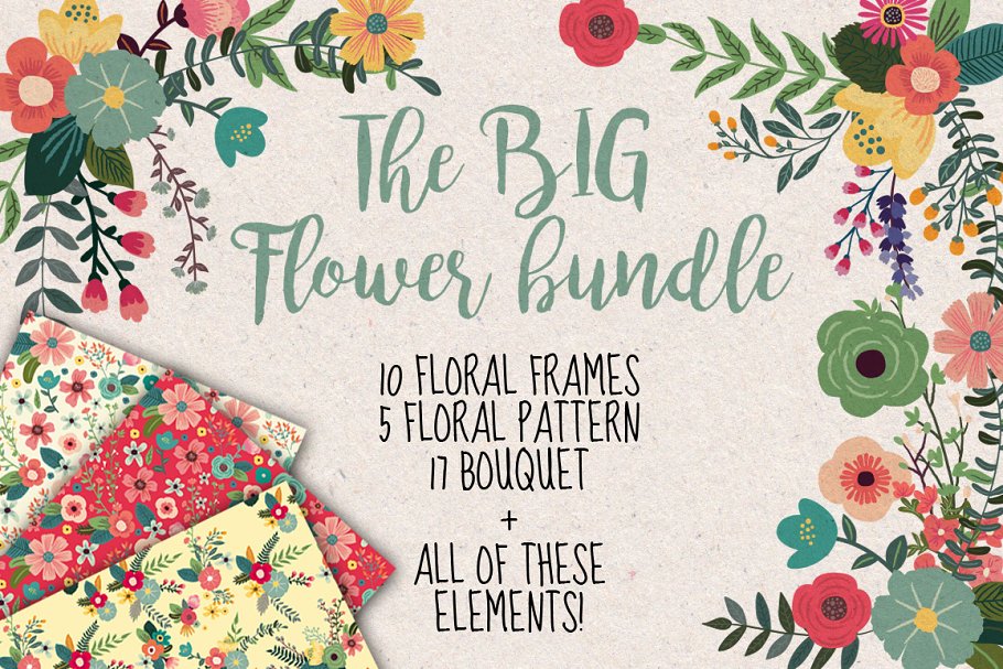 Download The big flower bundle