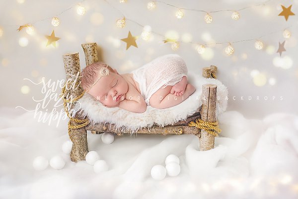 Download Christmas Newborn Digital Backdrop