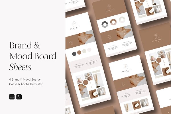 Download Brand and Mood Board Sheets