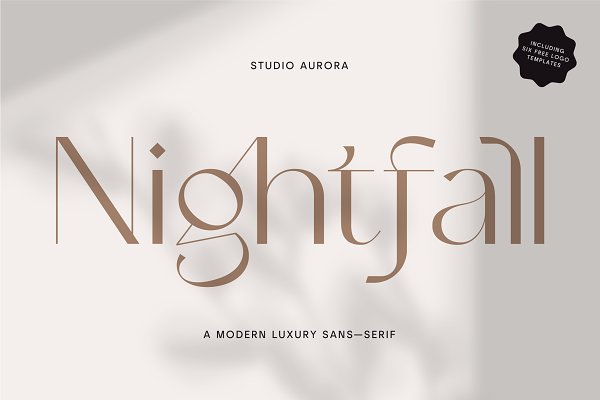 Download Nightfall - Modern Luxury Sans-Serif